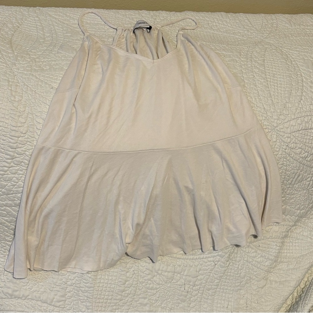 Peplum tank